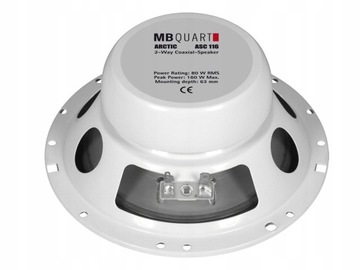 Динамики MB Quart ASC116 MARINE 165 мм RMS 80 Вт