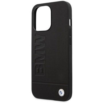 Кожаный чехол BMW Hot Stamp MagSafe — iPhone 14 Pro Max (черный)