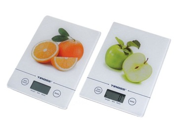 Ультратонкие кухонные весы TIROSS TS-1301 APPLE