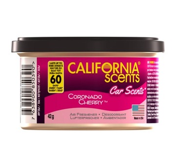 CALIFORNIA CHERRY Wiśnia Zapach Samochodowy PUSZKA Do Samochodu Auta