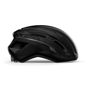 Kask rowerowy Miles czarny połysk MET 58-61