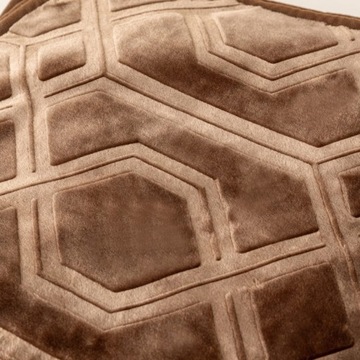 Плотное коричневое акриловое одеяло 160x200 VITO