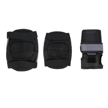 Защиты + шлем АКСЕССУАРЫ для безопасности на роликовых коньках, велосипеде, размер M