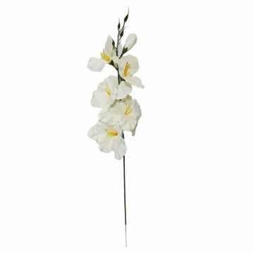 Gladiolus Twig ИСКУССТВЕННЫЕ ЦВЕТЫ Gladiolus WHITE 52см белая гладиолуса