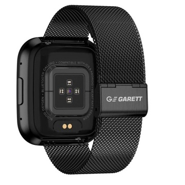 SMARTWATCH DAMSKI ZEGAREK Garett GRC STYLE Black steel PONADCZASOWI_PL