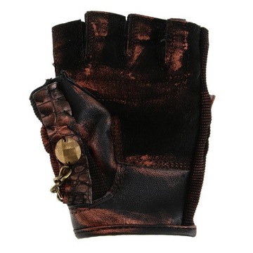Винтажное кожаное снаряжение в стиле стимпанк в готическом стиле для правой руки L