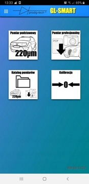 ИЗМЕРИТЕЛЬ ТОЛЩИНЫ КРАСКИ ANDROID ТЕСТЕР GL-SMART-2