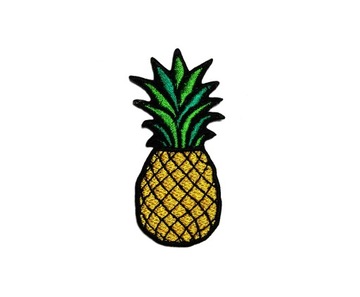 Naszywka na ubrania ananas