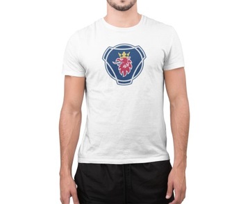 KOSZULKA T-SHIRT Z NADRUKIEM SCANIA TRUCK - 2XL