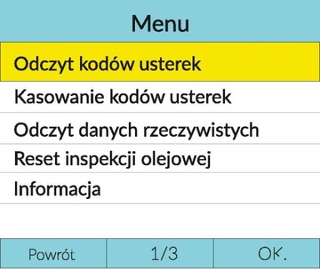 Тестер OBD2 AUTOXSCAN VW AUDI SEAT SKODA Polish J.