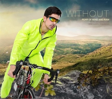 Комплекты велосипедной куртки MTB для мужчин и женщин, водонепроницаемый ветрозащитный плащ