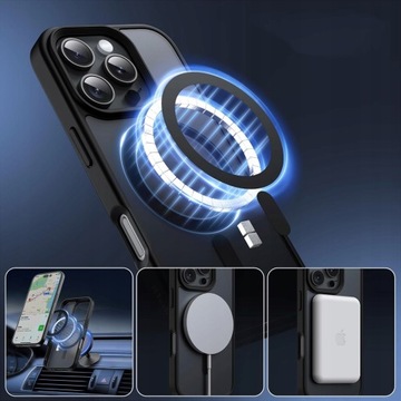 МАТОВЫЙ ЗАДНЯЯ КРЫШКА ДЛЯ MAGSAFE ДЛЯ IPHONE 16 PRO МАТОВЫЙ