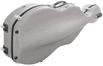 Футляр для виолончели 4/4 M-корпус с эффектом стали, серебро