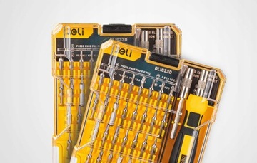 Прецизионные отвертки Deli Tools EDL1033D, 33 шт.