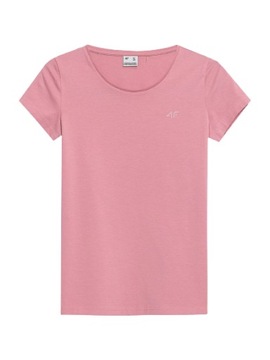 Koszulka Damska T-shirt 4F H4Z22 TSD350 różowa