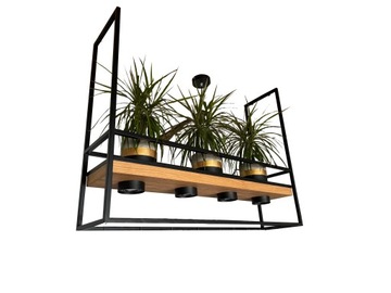 Lampa /Nowoczesny Kwietnik Nad Stół/Bar/Wyspę Sztywne Mocowanie