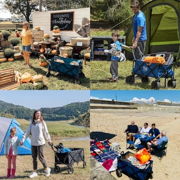 TIMB RIDGE СКЛАДНАЯ ПРОЧНАЯ ПОРТАТИВНАЯ КОЛЯСКА ДЛЯ КЕМПИНГА