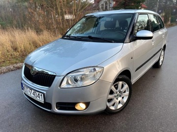 Skoda Fabia II Kombi 1.4 i 16V 85KM 2009 Skoda Fabia Skoda Fabia 1.4 MPI 5- Drzwi Klimatyzacja Bez Korozji Full Ser, zdjęcie 1