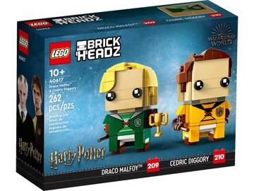 LEGO BRICKHEADZ 40617 DRACO MALFOY CEDRIC DIGGORY