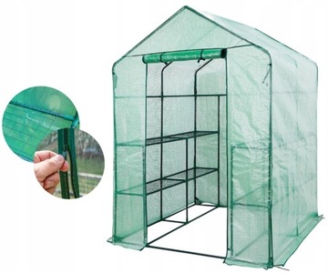 НЕО ФОЛЬГА ТЕПЛИЧНЫЙ ТУННЕЛЬ 195x143x143см САД