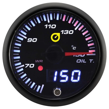 Wskaźnik temperatury oleju Auto Gauge WARNING LED