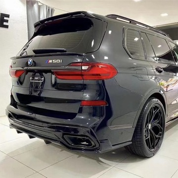 Spoiler Lotka Dachu BMW X7 G07 M-Style Czarny Poły