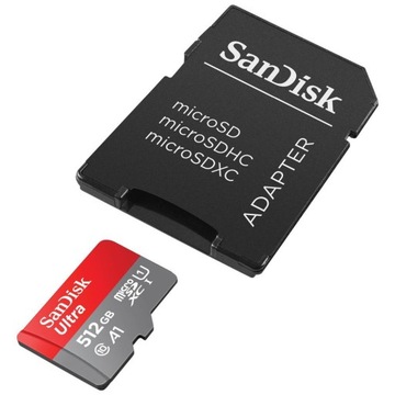 SANDISK ULTRA microSDXC 512 ГБ 150 МБ/с A1 CL10 UHS-I
