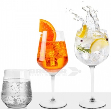 KIELISZEK LAMPKA DO WINA KIELISZKI BRUNNER CLASSIC 470ml 2szt.