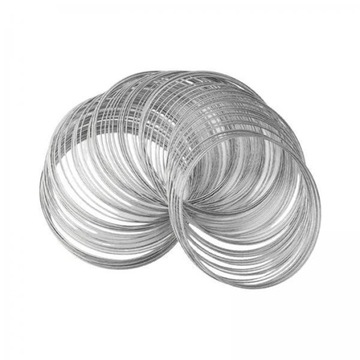 Memory Wire Set for Jewelry Crafting Loops Metal Wire for Bracelets, 3 Pcs