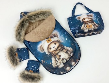 Толстый флисовый чехол 75х100 одеяла для коляски