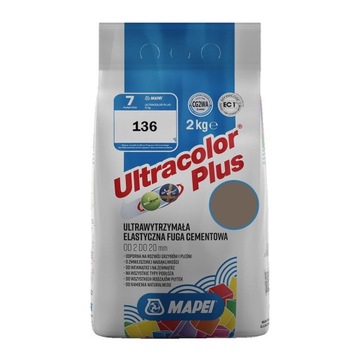 Fuga Ultracolor Plus Brunatny 136 2 kg Mapei
