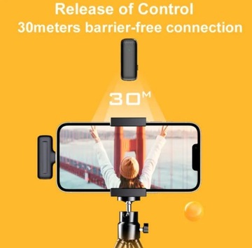 2 БЕСПРОВОДНЫХ МИКРОФОНА USB-C + ЧЕХОЛ