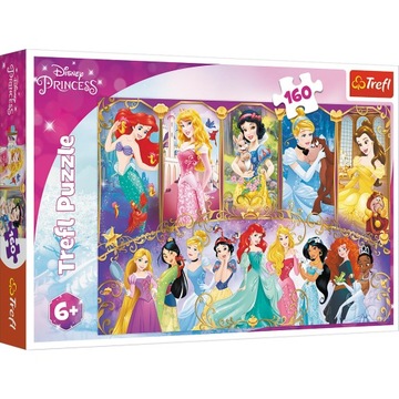 Trefl Puzzle 160 el. Disney Princess Portrety Księżniczek 15407 II