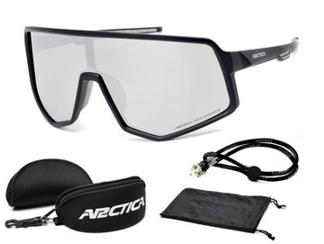ARCTICA Okulary SPORTOWE S-331 ROWEROWE DUŻE SZKŁO