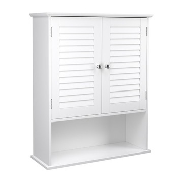SZAFKA ŚCIENNA DO ŁAZIENKI BIAŁA 60 CM WISZĄCA