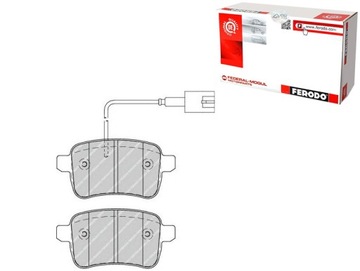 FERODO KOMPLET KLOCKÓW HAMULCOWYCH 573349B DBP2343