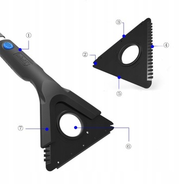 6 в 1 Уборка снега в автомобиле Уборка снега Зачистка