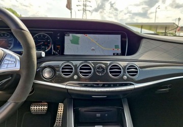 Mercedes Klasa S W222 Limuzyna wersja długa AMG S 63 AMG 585KM 2016 Mercedes-Benz Klasa S 63 AMG 4MATIC L Salon Polska Niski przebieg Desig, zdjęcie 22