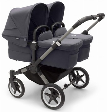 BUGABOO DONKEY 5 TWIN wózek bliźniaczy BLUE