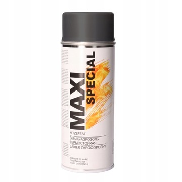 MAXI FARBA ŻAROODPORNA TŁUMIKÓW SPRAY 800 CZARNY