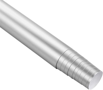 МАТОВАЯ ХРОМНАЯ ФОЛЬГА ЖЕМЧУЖНО-СЕРЕБРЯНЫЙ АТЛАС 50x152см