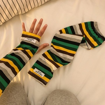 Rainbow Stripe UV Protection Outdoor Cycling
