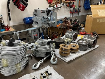 Лебедка строительная 500кг, 38м, радиоуправление