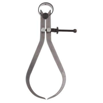 -Solid Nut Outside Spring Caliper, Carbon Steel, Flat Leg, 10 inch 250mm