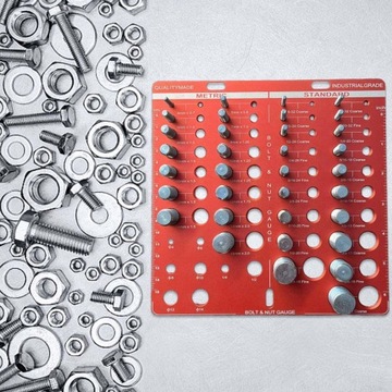 Инструмент для проверки резьбы гаек и болтов. Авторемонтные мастерские