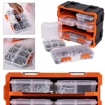 Органайзер для мастерской GARAGE на 6 контейнеров TACTIX