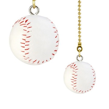 WENTYLATOR SUFITOWY WYCIĄGA ŁAŃCUCH SPORTOWY W KSZTAŁCIE BASEBALLU