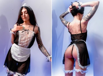 КОМПЛЕКТ ЖЕНСКОГО БЕЛЬЯ, НАРЯДЫ СЕКСУАЛЬНОЙ ГОРНИЧНОЙ М