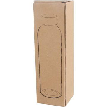 Экологическая стеклянная бутылка с водой 500 мл