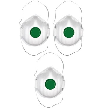 FFP2/KZ ФИЛЬТРУЮЩИЕ МАСКИ ПОЛЬША 3шт YATO